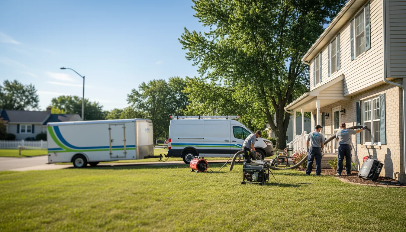 Flooded Basement Restoration And Cleanup With Repair in Arcanum, OH near me